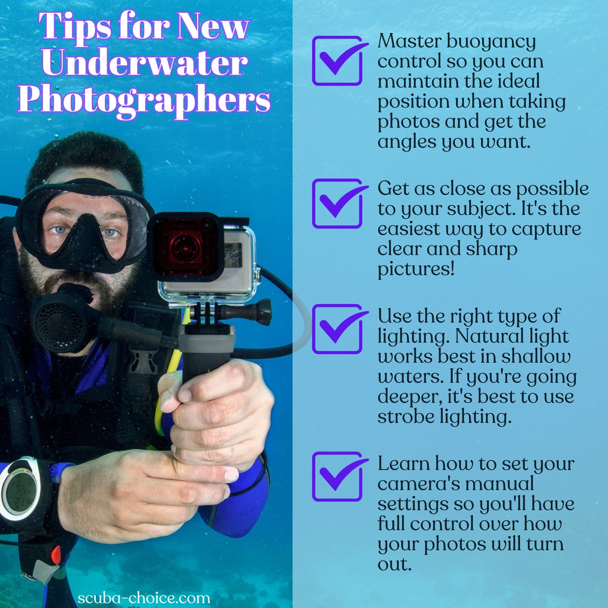 Ready to foray into the world of underwater photography? Here are some tips that will help
you take the best possible pictures.

#DivePhotographer
#UnderseaPhotography
#OceanLifeLens