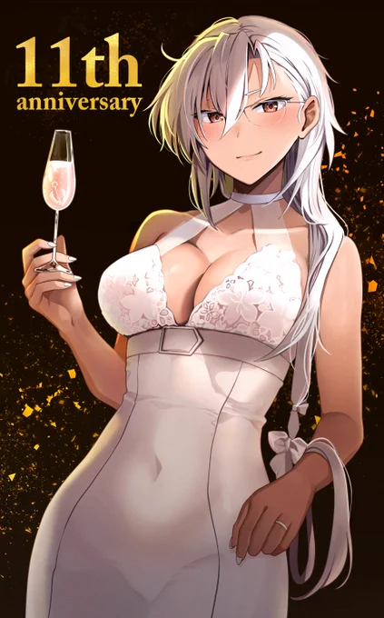 #艦これ11周年 おめでとう!武蔵さんと 