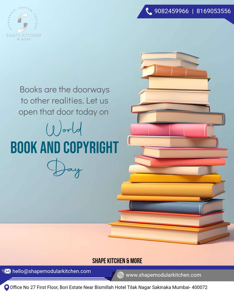 'Happy World Book and Copyright Day! 📚 Let's celebrate the magic of storytelling, the joy of reading, and the importance of respecting authors' rights. 

#RespectCopyright #WorldBookDay #CopyrightDay #BooksMatter #ReadMore #RespectCopyright #ProtectIntellectualProperty