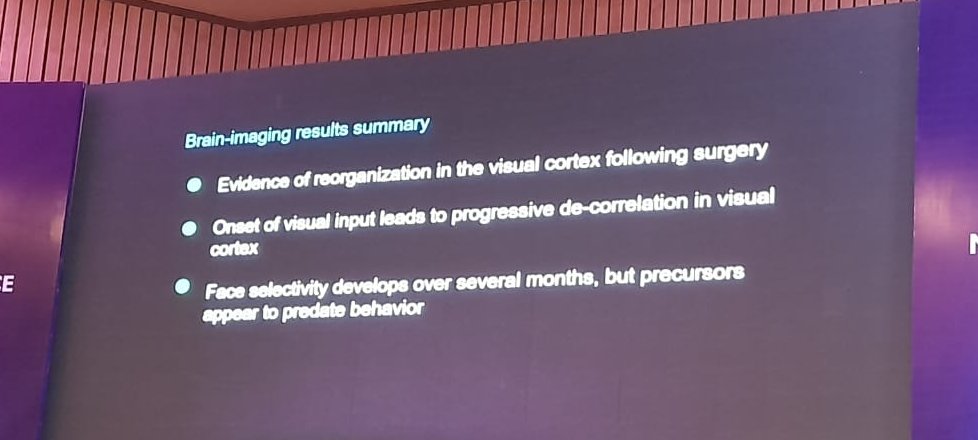 1/100 children in India are blind, 40% are treatable. Presents data on rewiring & long critical period in the visual pathway even for blind 20yr olds after corrective surgery. Tapan Gandhi @iitdelhi in #AAICIndia @NIMHANS_BLR