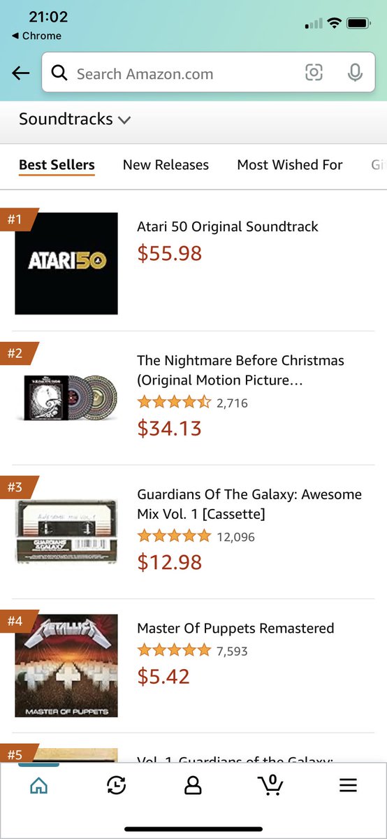 P1 on <a href="/amazon/">Amazon</a> US in Soundtracks with <a href="/atari/">Atari</a> 50 limited vinyl 🤘🏻
Get yours before it’s too late !