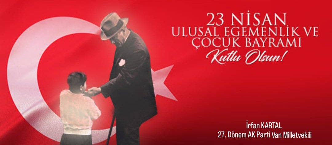 Türkiye Büyük Millet Meclisi’nin kuruluşunun 104. yılını ve tüm çocuklarımızın 23 Nisan Ulusal Egemenlik ve Çocuk Bayramı’nı kutluyorum. Bu vesile ile başta Gazi Mustafa Kemal Atatürk ile tüm şehit ve gazilerimizi rahmet ve minnetle yâd ediyorum. #23Nisan #23NisanÇocukBayramı