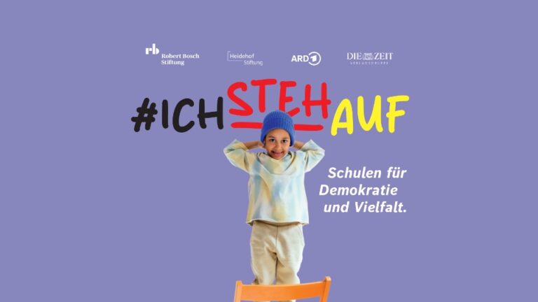 Am 6. Juni 2024 findet deutschlandweit an #Schulen d. Aktionstag #IchStehAuf – Schulen für Demokratie & #Vielfalt statt. Los, macht mit, steht alle auf für #Demokratie! Mehr Infos auf ichstehauf.org @JUBU_mitMachen @ARDde @DIEZEIT @schulaustausch @GiessmannM @BBE_Info