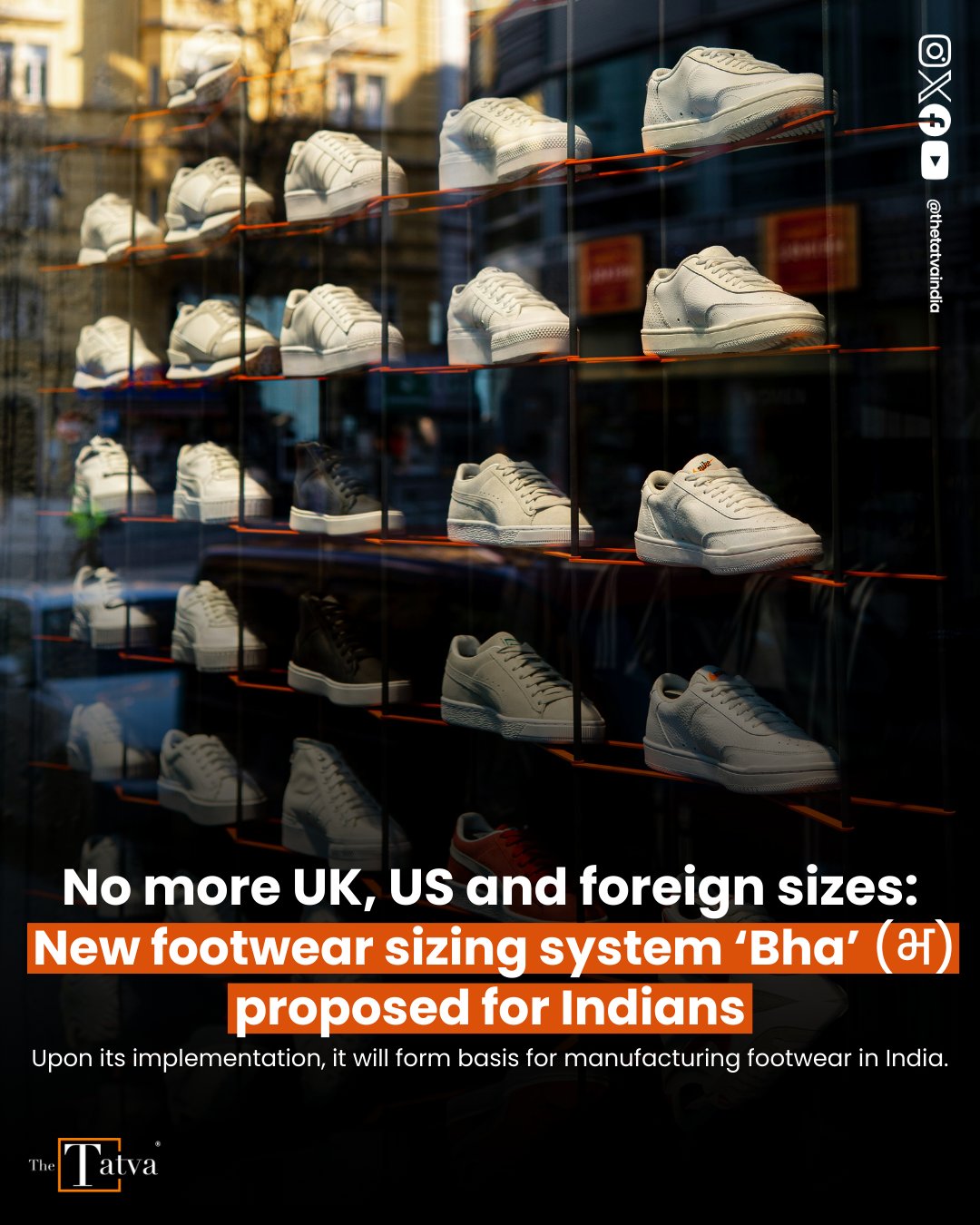 The Tatva on X Despite representing 1 in every 7 people globally Indians have never had a shoe size dedicated to them and continued to use the pre established UK US and even