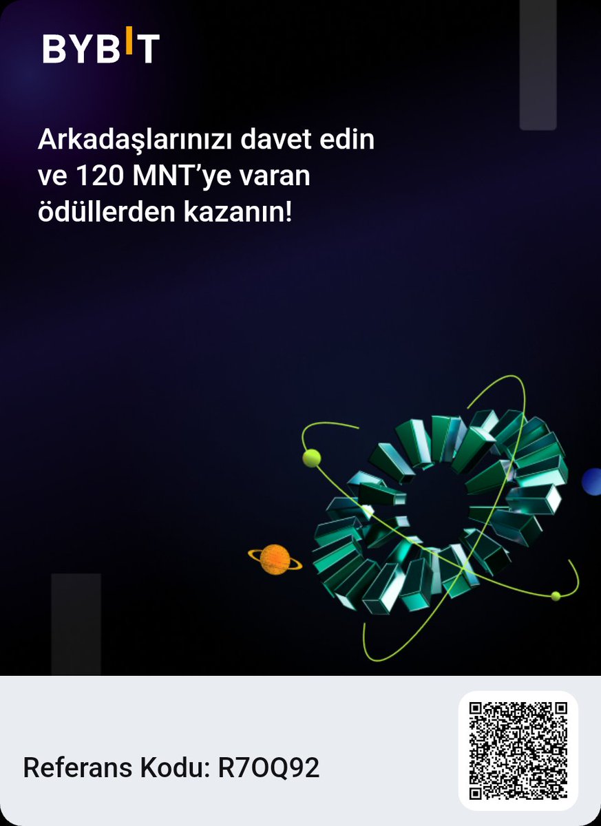 Bu Launchpad erkinliğine katılarak benimle birlikte Bybit’te gelecek vadeden projelerin tokenlerine erkenden erişim hakkı kazan! Buraya Tıkla: bybit.com/tr-TR/trade/sp…