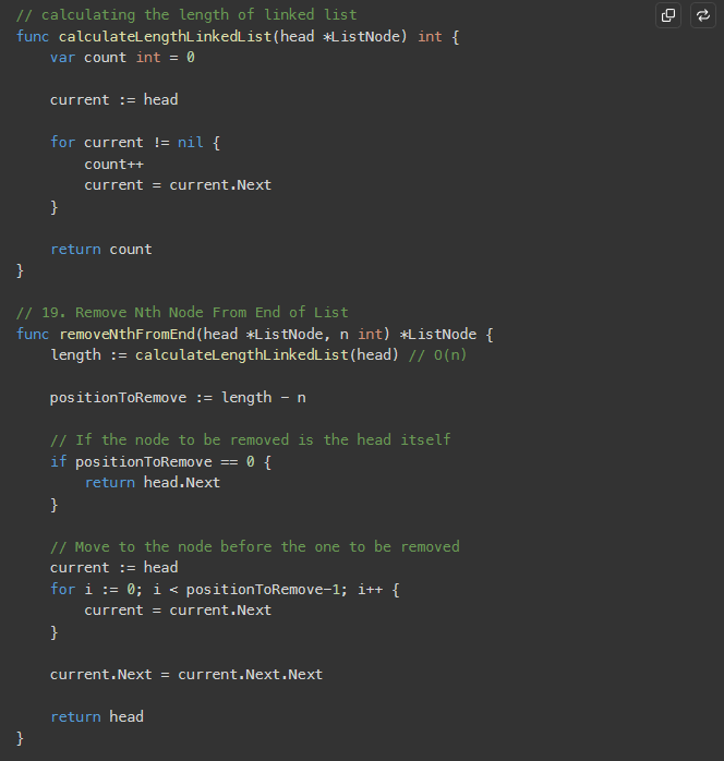 heyajaysingh's tweet photo. Brute approach Go code.

Runtime: 2 ms
Memory: 2.41 mb https://t.co/0mnfbD1UIA