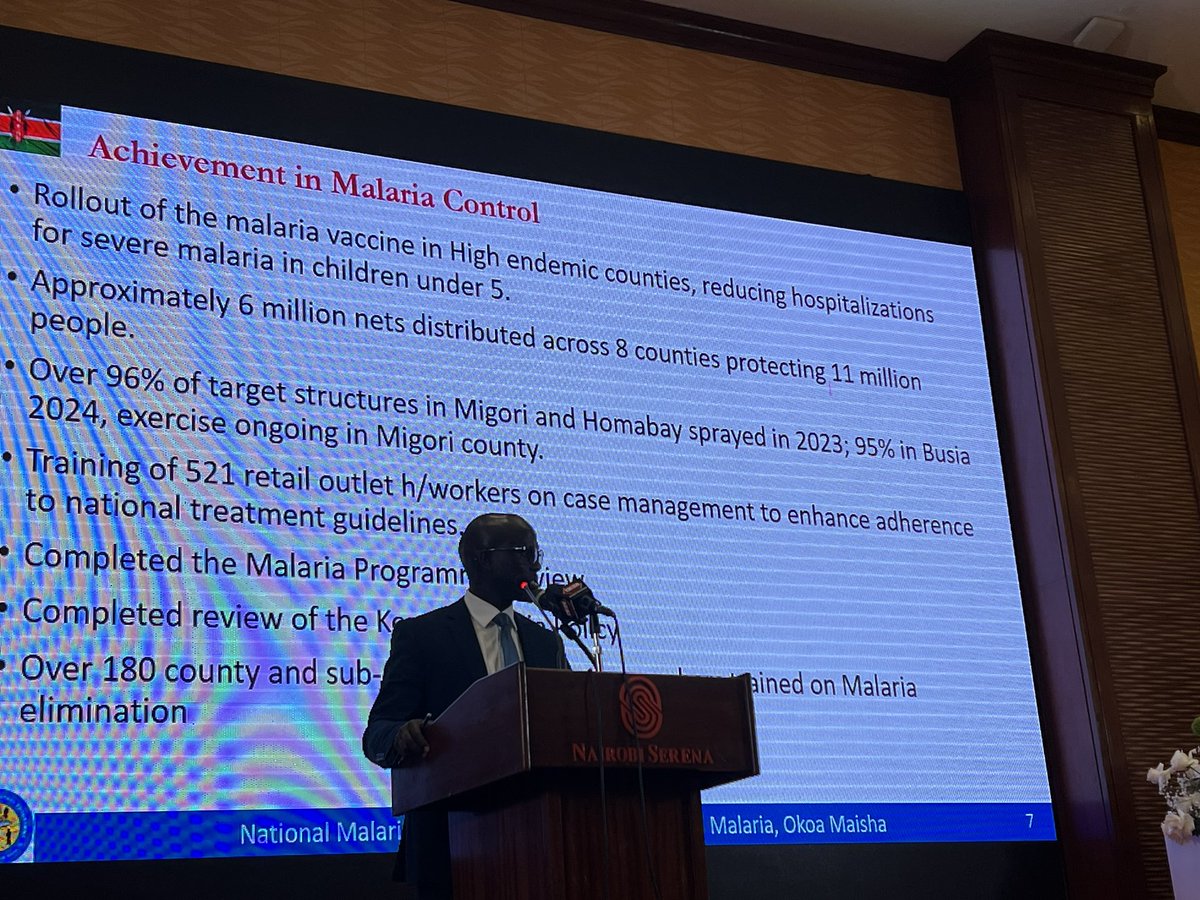 Homabay County has reduced malaria prevalence from 38% to 3%, says Dr. Kibor Keitany, the Head of the National Malaria Control Programme in the <a href="/MOH_Kenya/">Ministry of Health</a>