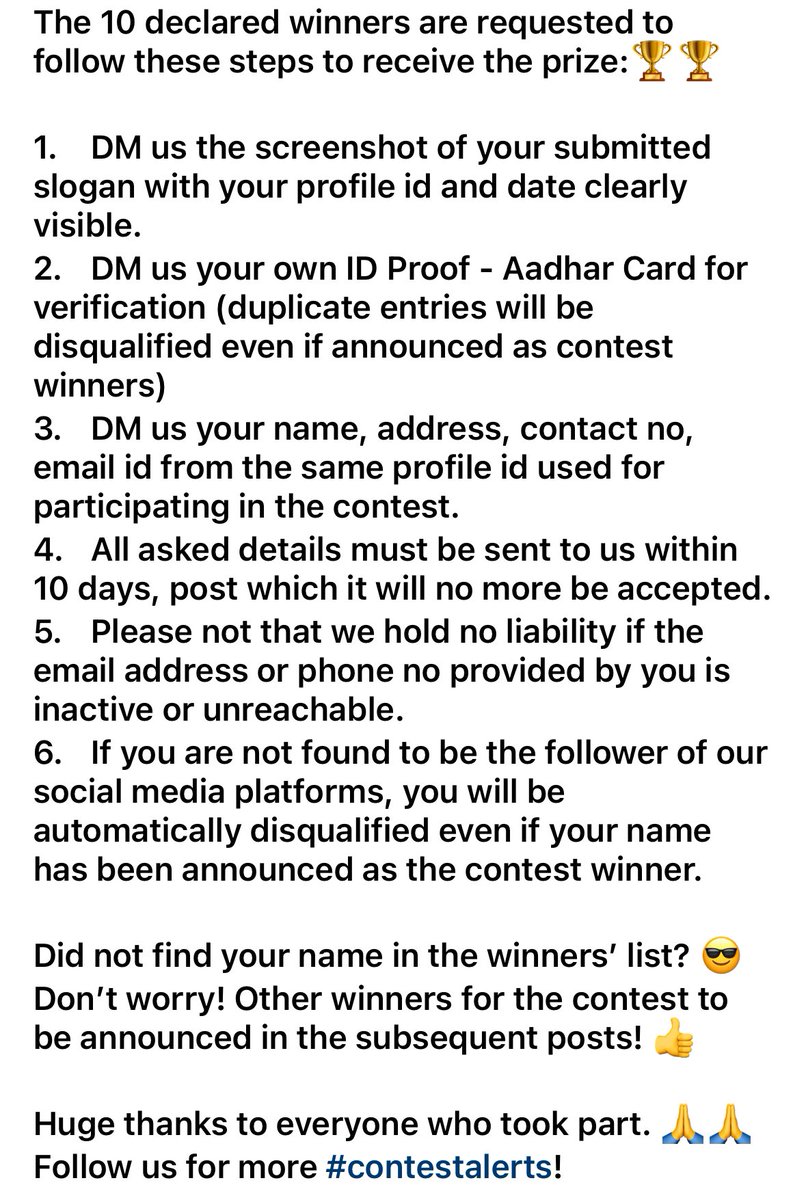 Dear MAK Jawan #Contest #winners, follow these steps to receive your #giftvouchers! 
#giveaways #Giveaways2024 #ContestAlert #ContestIndia #contesttime #Giveaway