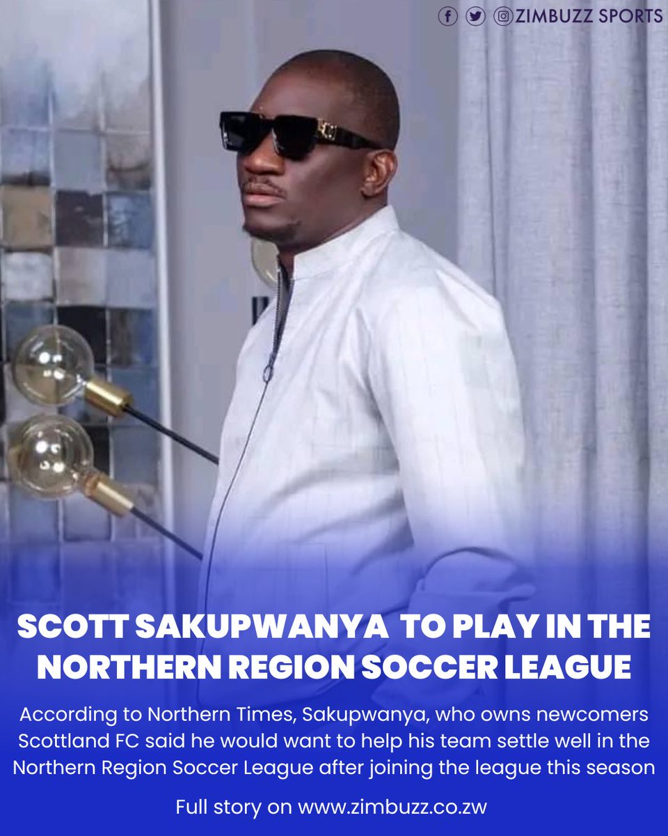 Businessman and Zanu PF Mabvuku/Tafara legislator Pedzisayi ‘Scott’ Sakupwanya has been registered to play in the Northern Region Soccer League this season. Full story on zimbuzz.co.zw
