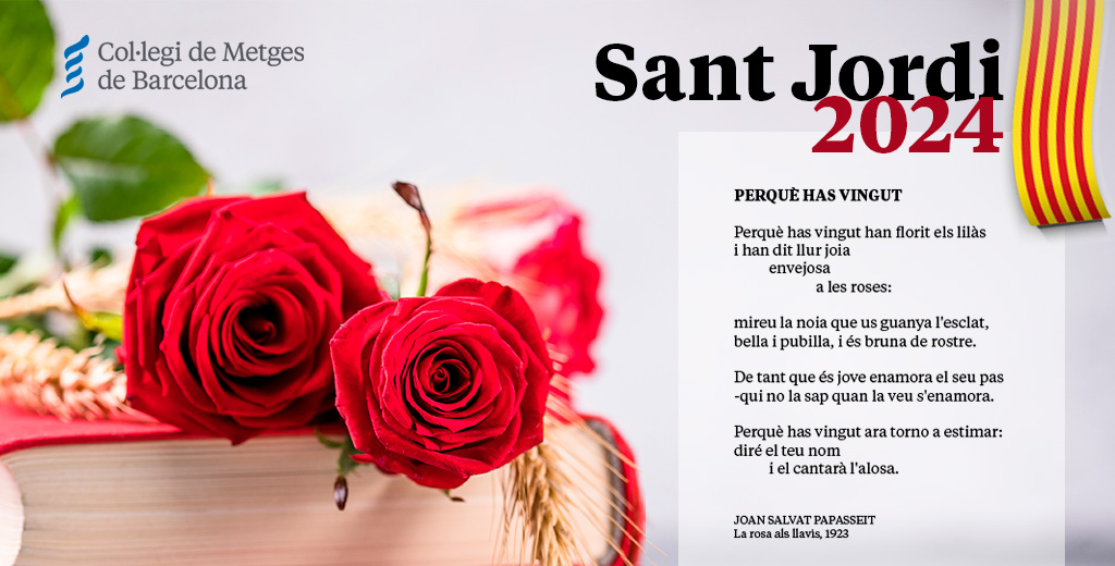 Us desitgem una molt bona Diada de Sant Jordi. Som a l'#AnyJoanSalvatPapasseit i volem compartir aquests versos de l'obra 'El poema de la rosa als llavis', on el gran poeta fusiona tradició i avantguarda.
📚🌹🐉 
#SantJordi #SantJordi2024 #AnyPapasseit