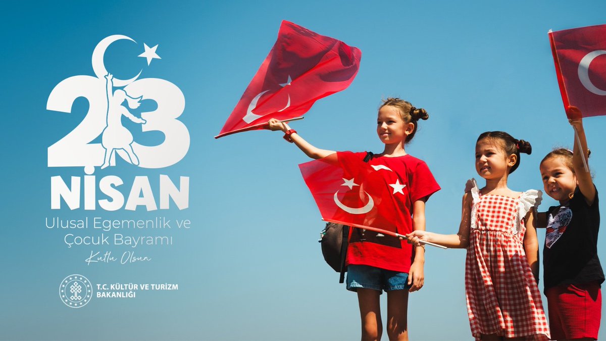 23 Nisan Ulusal Egemenlik ve Çocuk Bayramımız kutlu olsun. Bu anlamlı günü çocuklara armağan eden Cumhuriyetimizin kurucusu Gazi Mustafa Kemal Atatürk'ü saygıyla, rahmetle ve minnetle anıyoruz.