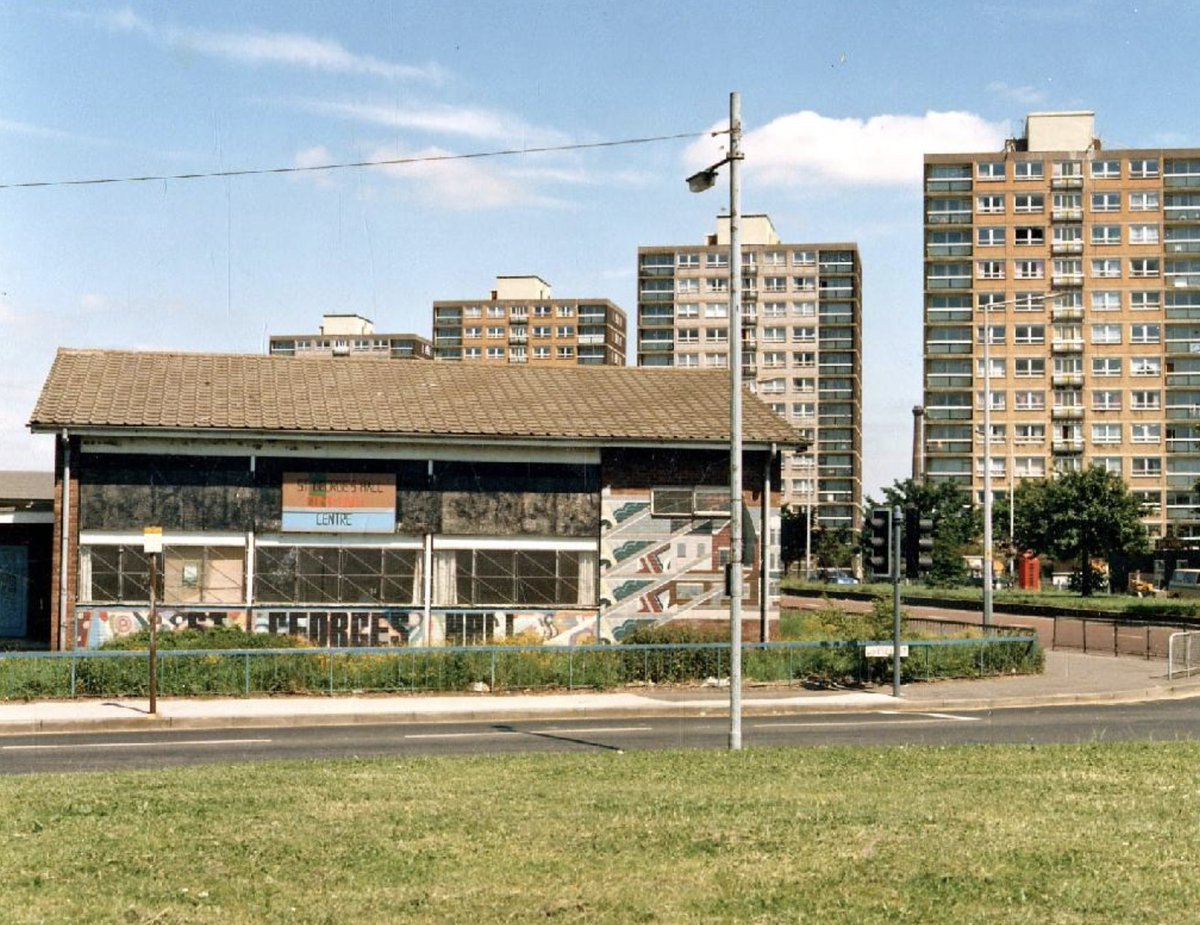 1986. St George Hall Community Centre, Miles Platting, Manchester.