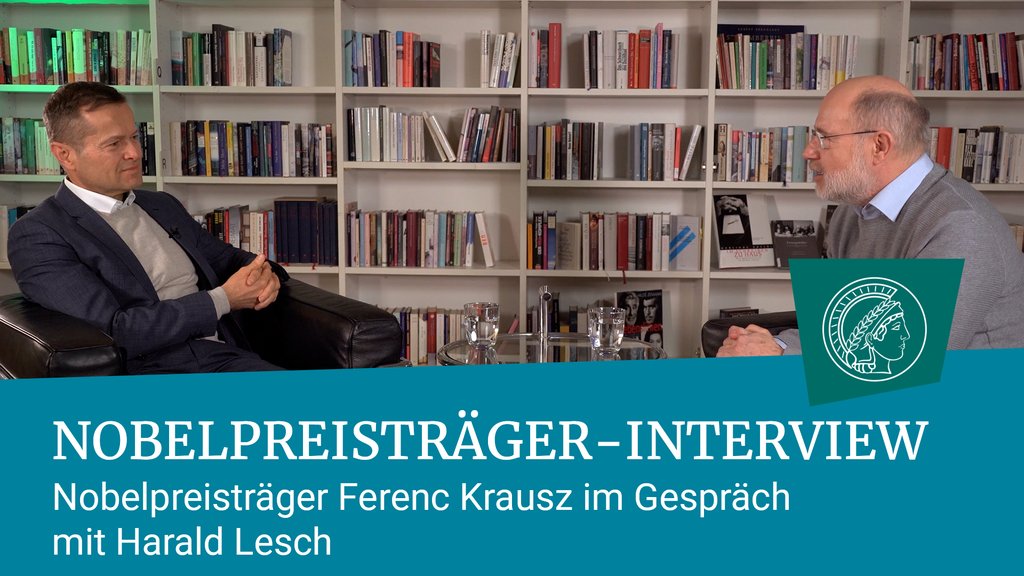 maxplanckpress's tweet photo. "Unsere Methode spricht bei allen bisherigen untersuchten Krebsarten an“:  Harald Lesch im Gespräch mit Nobelpreisträger Ferenc Krausz @MPI_Quantum über die faszinierende Welt der #Attosekundenphysik &amp; ihre Bedeutung für die moderne Präventivmedizin🎬https://t.co/hwJTEtrD8Q https://t.co/1awUdn43hQ