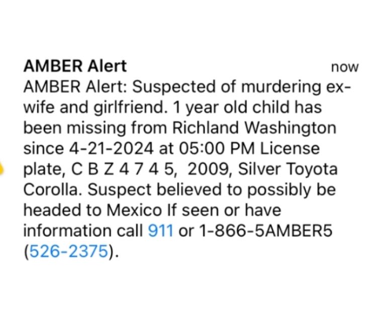 AMBER ALERT‼️‼️‼️