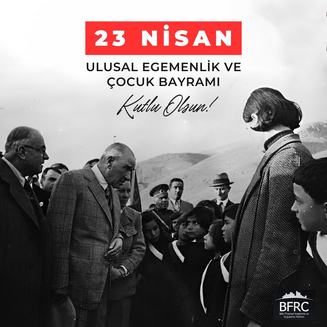 23 Nisan Ulusal Egemenlik ve Çocuk Bayramı'mız Kutlu Olsun 🇹🇷