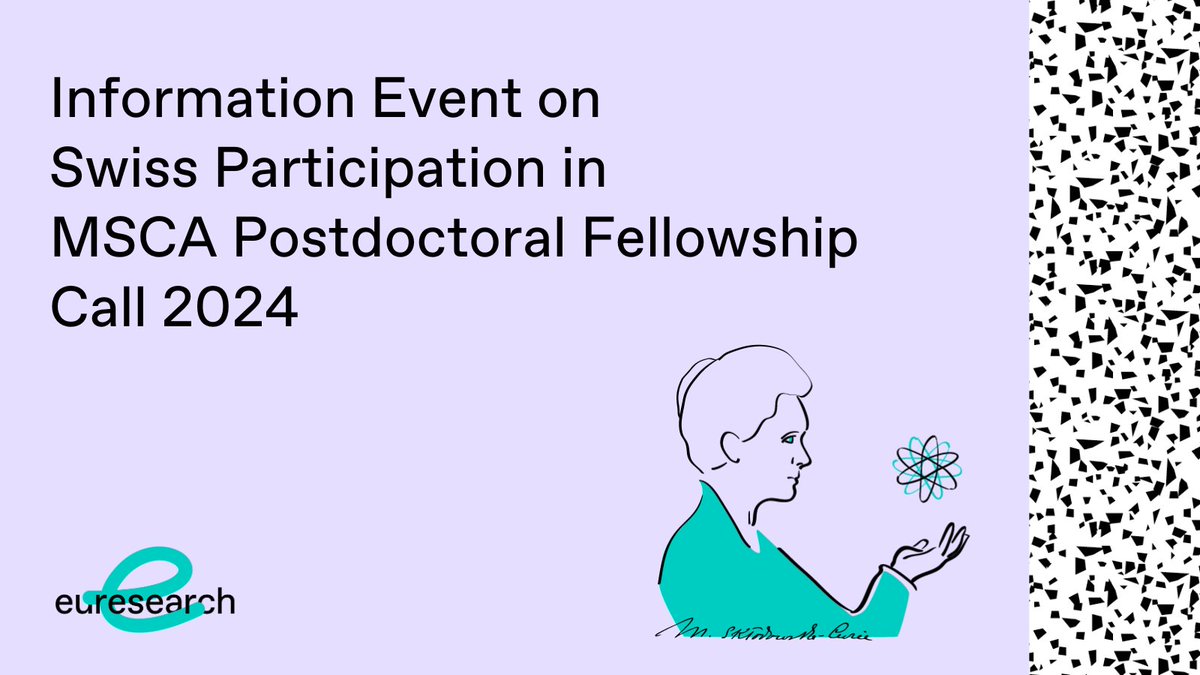 📢#MSCA PF 2024 call open 23.4., close 11.9. Join our online info event on 14 May to learn more and hear from MSCA Global Fellows! Get infos how Swiss institutions can participate in a Global Fellowship. Register now! t.ly/gKB1P #HorizonEU #research #postdoc