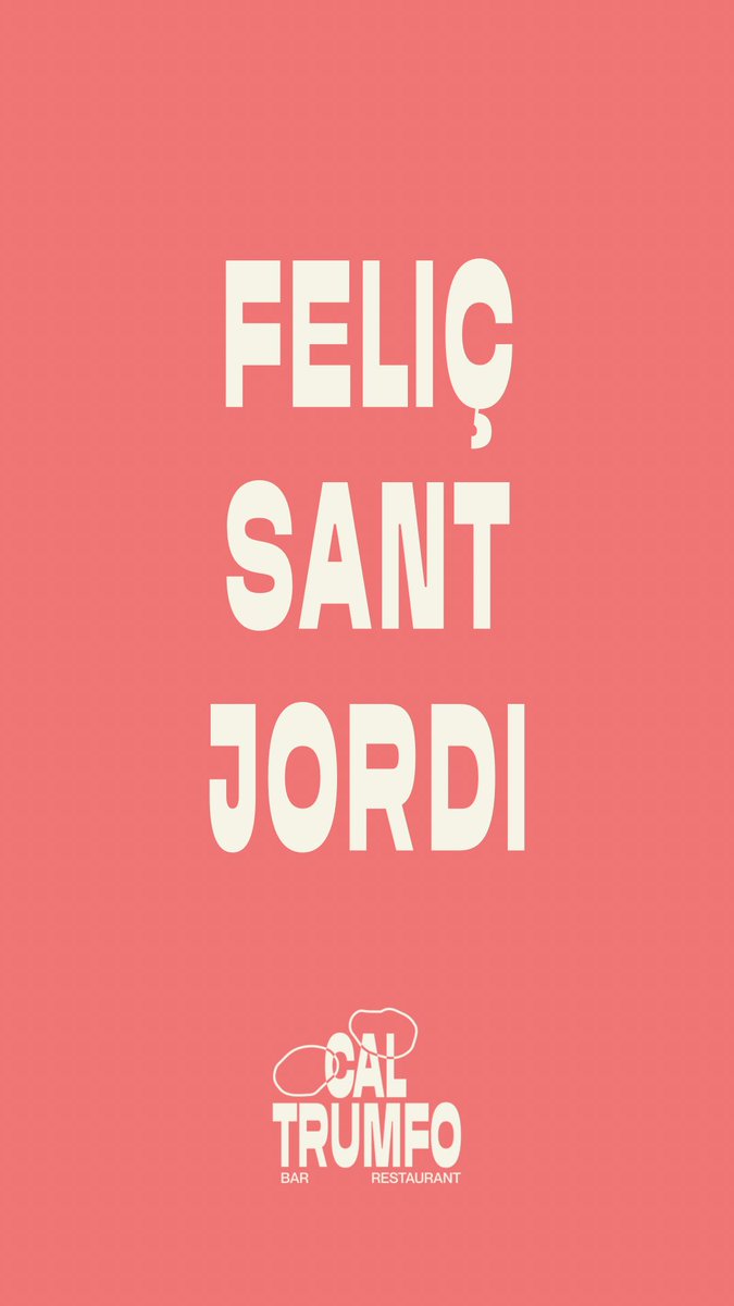 Feliç Sant Jordi🌹💚

#caltrumfo #Lluçanès