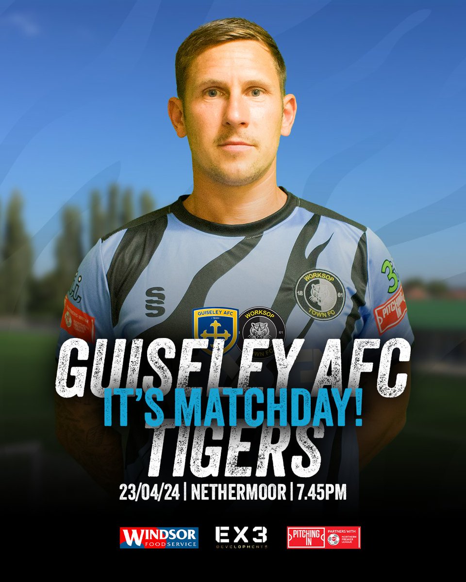 MATCHDAY! Two games to go...

We take on @GuiseleyAFC in our penultimate clash tonight in the @PitchingIn_ @NorthernPremLge Premier Division!