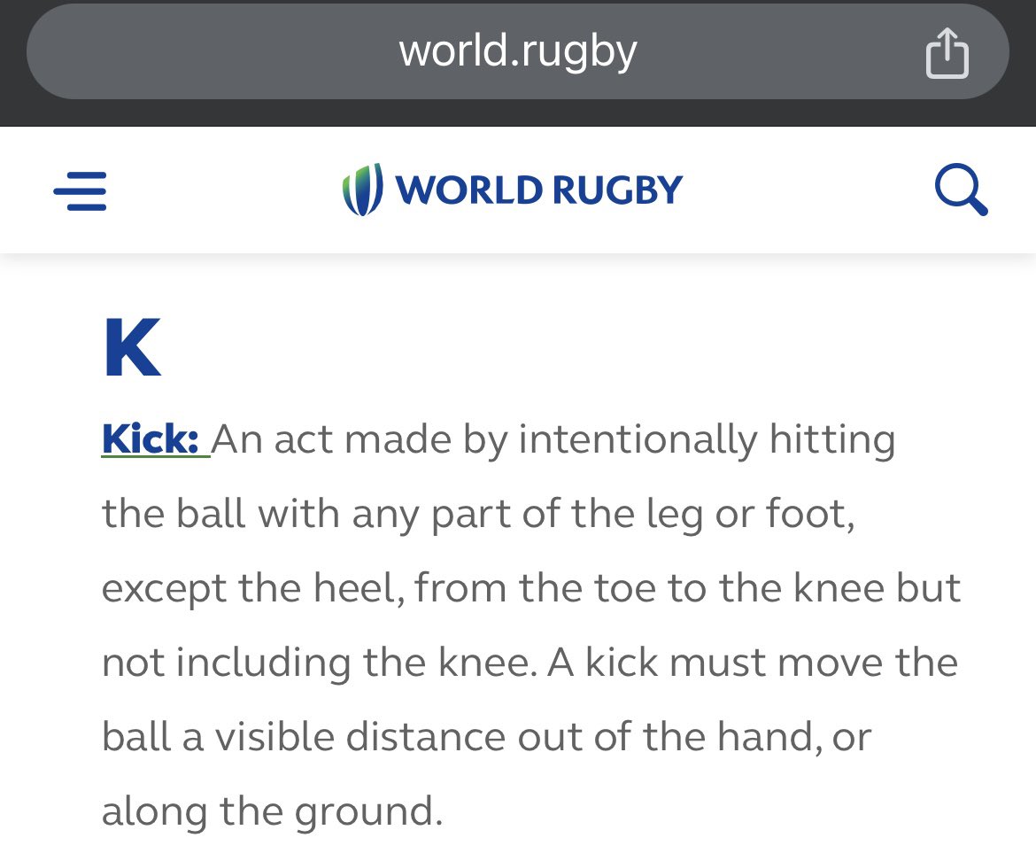 @LeonCosgrove1 A kick is also defined as an intentional action.