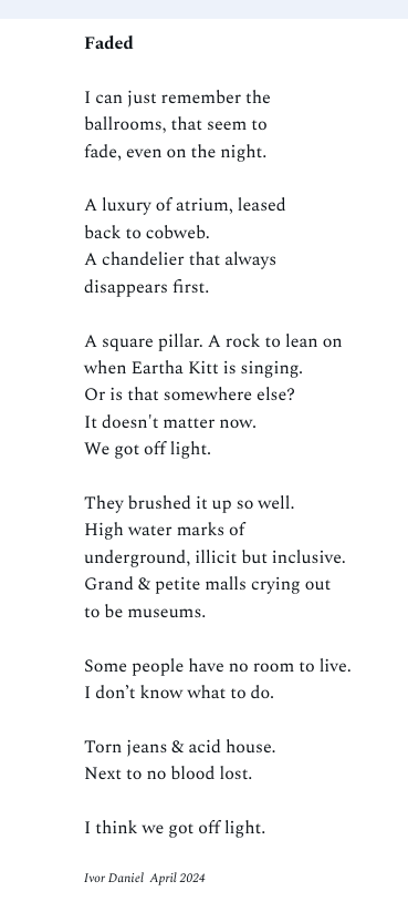 Hi Paul @PaulDragonwolf1 #WombwellRainbow #EkphrasticChallenge #NaPoMo. Here's something inspired by Robert's @frede_kenter enigmatic image & Vikki's @VWC_Writes resonant prose poem 'Because love is an abstract noun...' Thanks all ✨🌟
@folkheartpress @ArtistreesS