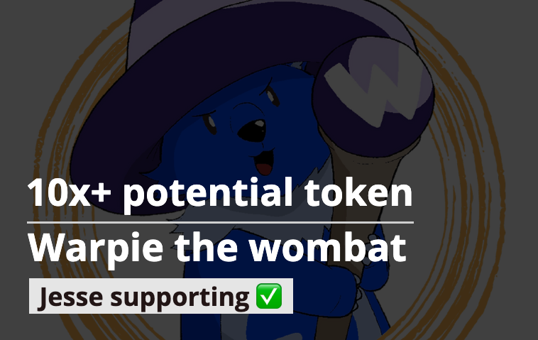 Earlyboy24's tweet photo. 10x+ potential project. THREAD

Stick with winners, cut losers. I'm sticking with $WARPIE.

Warpie is my mid-term hodl, and let me explain why. https://t.co/vvnIbtbooW
