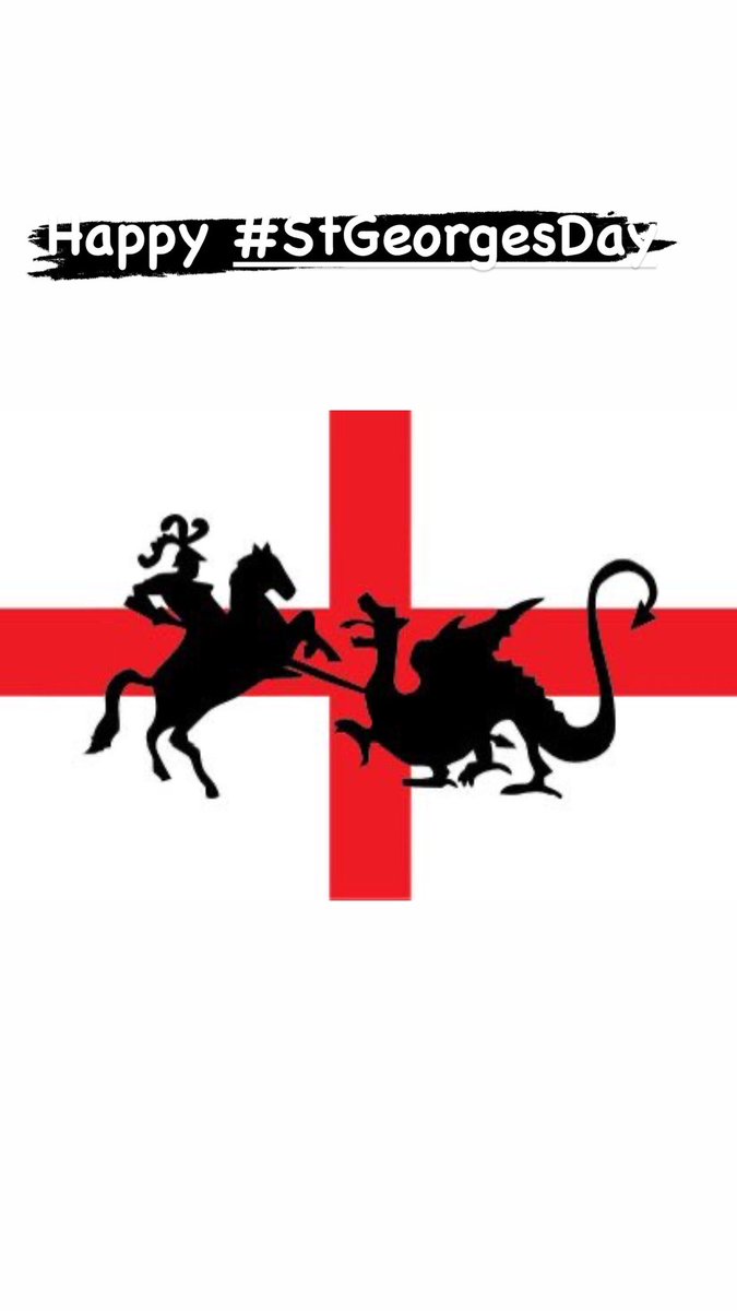 Happy #StGeorgesDay everyone in England