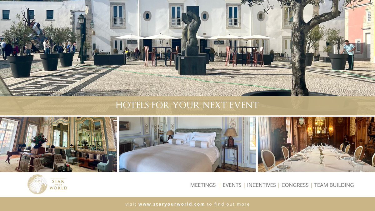 In the world of corporate events, finding the perfect venue is key. ​Ready to explore? Click the link to view and download our hotel brochure. 🔗 buff.ly/48RVMkS ​

#STARYourWorld #PortugalEvents #EventPlanners #CorporateMeetings #LuxuryHotels #UniqueVenues #MICEIndustry