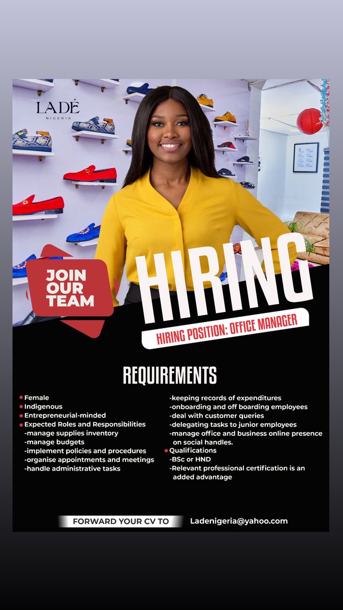 Join our TEAM🤗🤗🤗

Please share to any resourceful person that befits these expectations. <a href="/InsideOsogbo/">Inside Òṣogbo</a> <a href="/Olotu_Sogo/">TÉKÙNBÍ</a> <a href="/Osuncorpers/">Osun Corpers Portal</a>