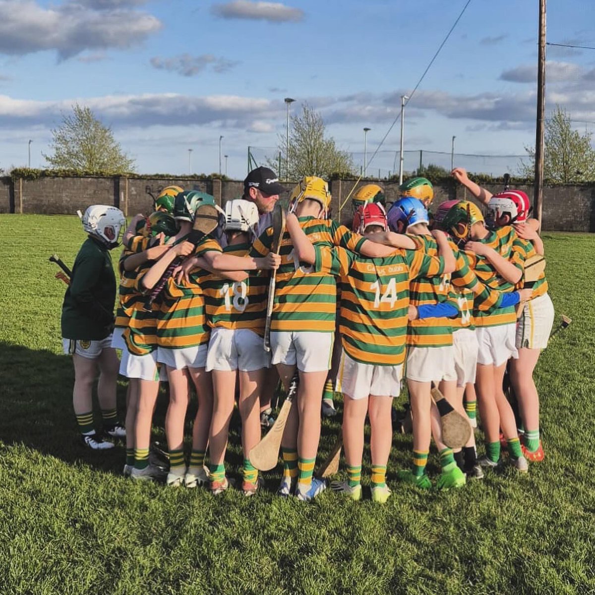 Great effort from the Under-13s last evening, with CJ as captain, in a very competitive fixture against @BrianDillonsGAA