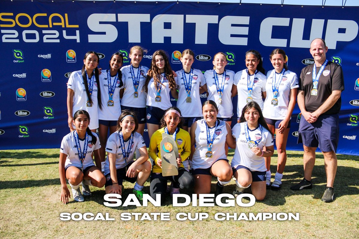 A SOCAL triple 🏆🏆🏆 Congratulations to AYSO United Santa Clarita, Central & San Diego on becoming 2024 SOCAL State Cup Champions! #AYSOUnited x #SOCALStateCup