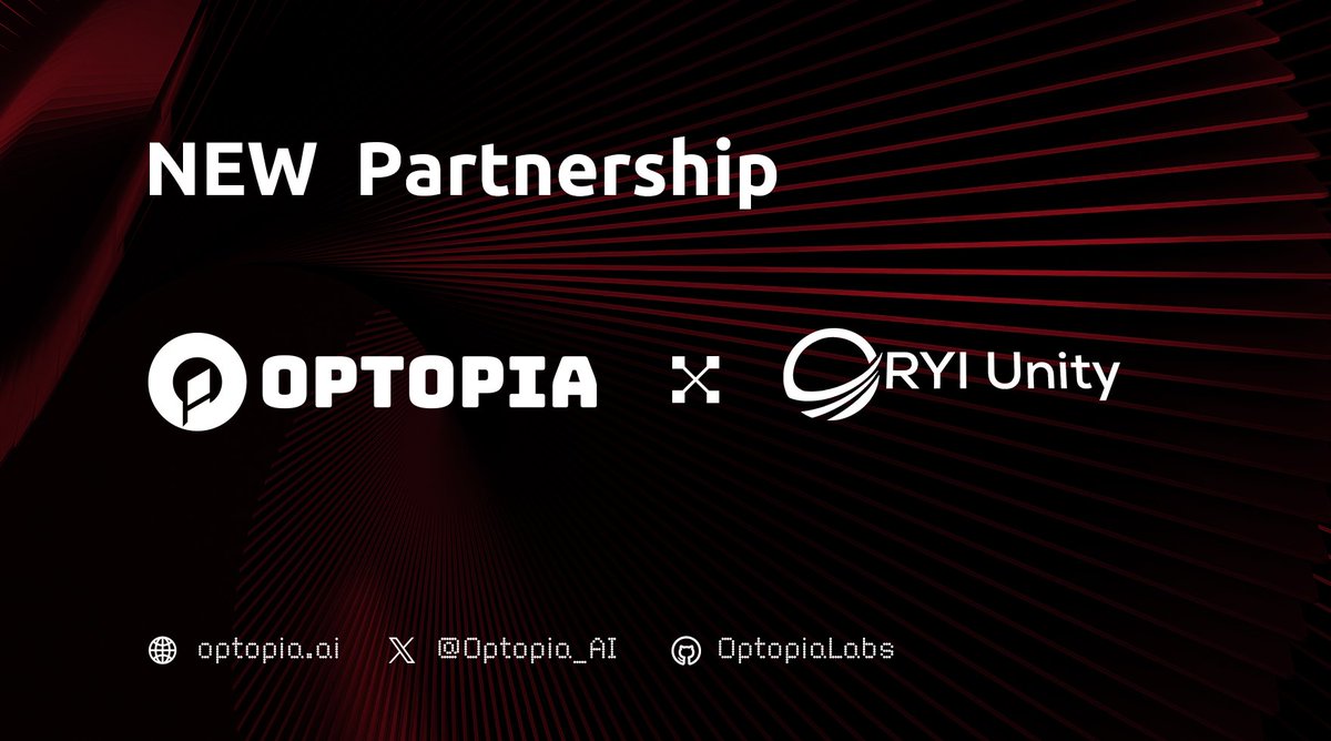📣 We're excited to announce our new partnership with @RYI_Unity to enhance each other value propositions for our users & supporters.    

#RyiUnity is a leading decentralized applications builder focused on providing innovative solutions for the decentralized world.👈

Stay