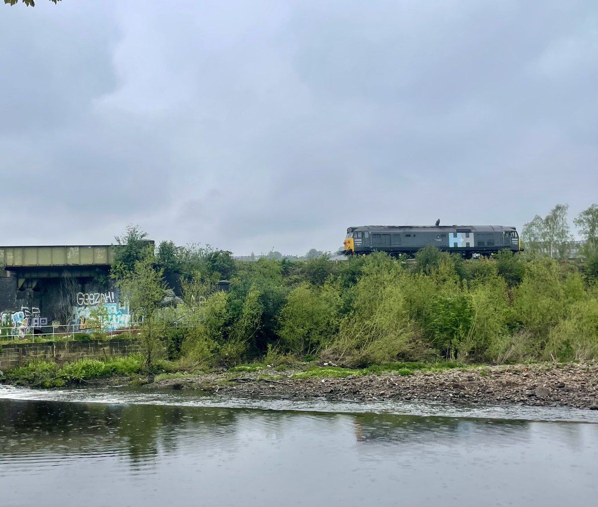 50008 “Thunderer” on its way to Sheffield at Mill Race and at Sheffield.22/4/24.