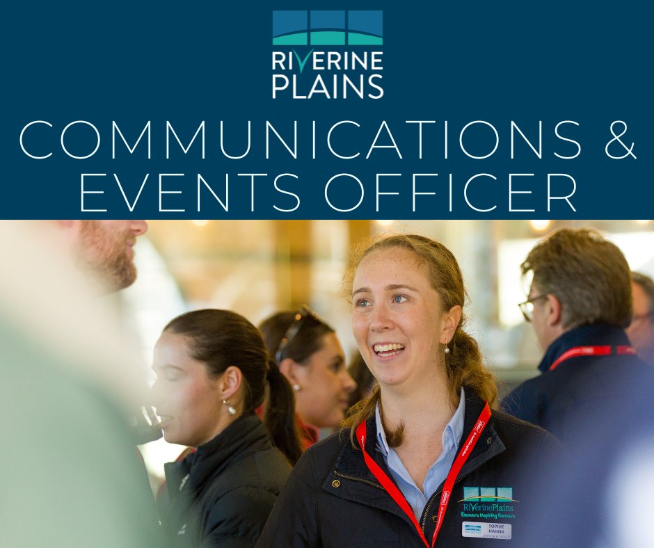 🌾✨WE ARE HIRING - Communications & Events Officer✨🌾 If you're enthusiastic about farmer engagement & driving impactful initiatives in the ag sector this role is for you! 📍Mulwala Office or hybrid from Wagga, Albury or elsewhere in our region. APPLY ➡️ hubs.la/Q02tJW850