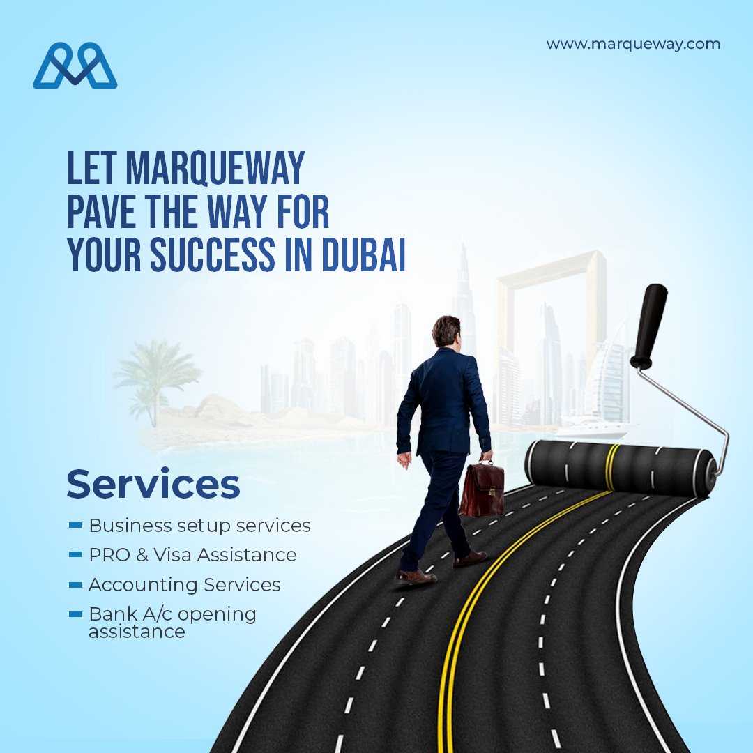 Investors from all over world come to Dubai and attain massive success. Next one could be you- Get in touch with Marqueway to start your business journey in Dubai.

#Marqueway #businesssetupconsultants  #companysetup #businesssetup #visaconsultants
#bankingconsultants