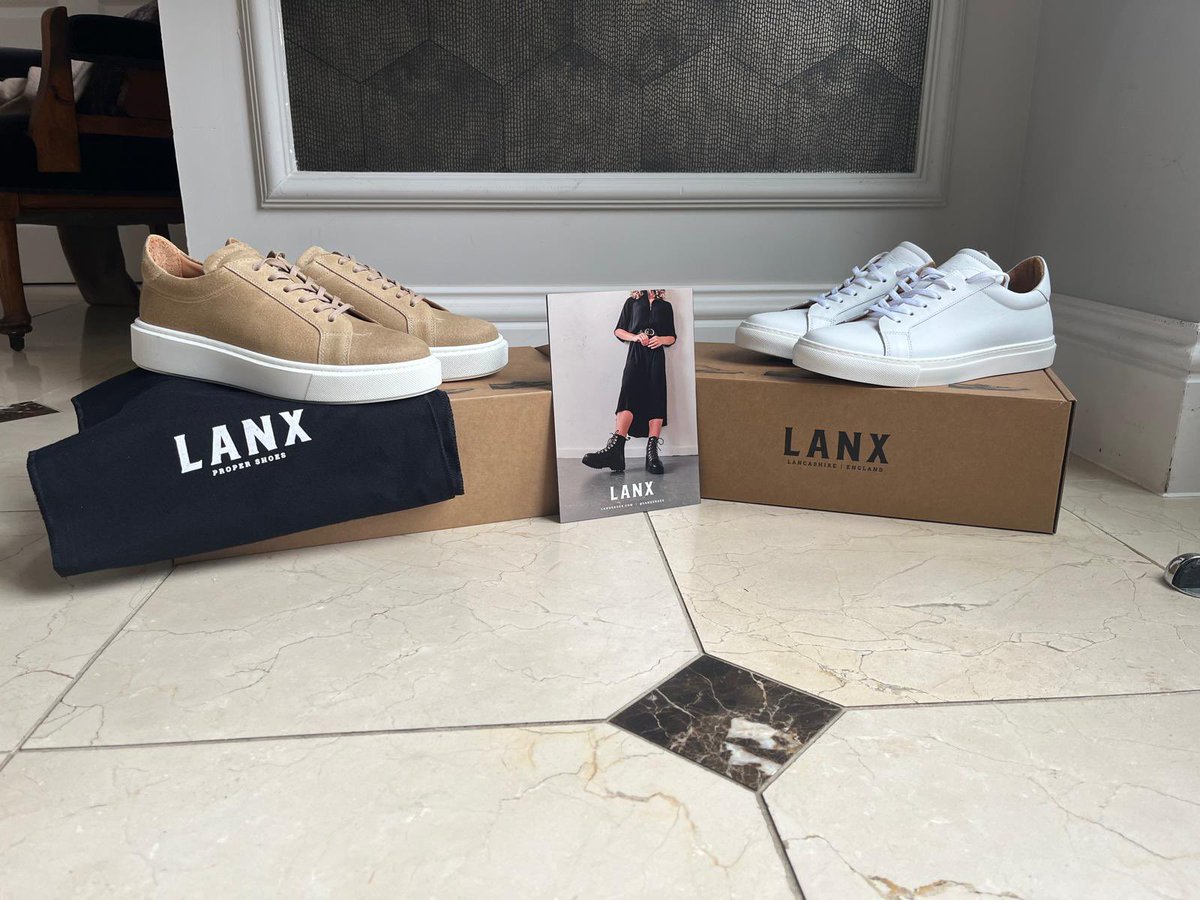 Delighted with my new purchase today from @lanxshoes lovely shoes for me and Mrs D.