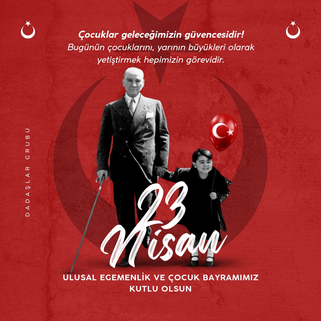 Atatürk'ün tüm dünya çocuklarına armağanı #23Nisan Ulusal Egemenlik ve Çocuk Bayramı kutlu olsun.