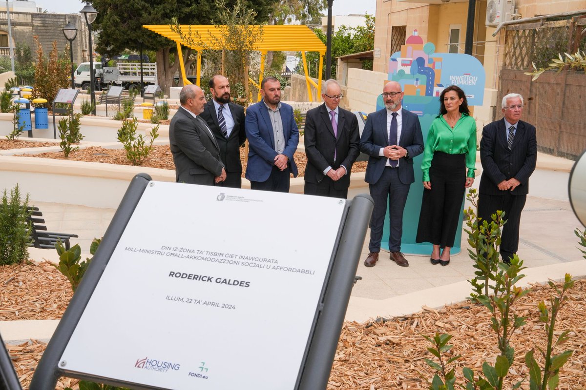 New community space opens in Santa Luċija, elevating social housing standards &amp; supporting wellbeing of residents. We are committed to ensuring every family lives in a quality, dignified environment.