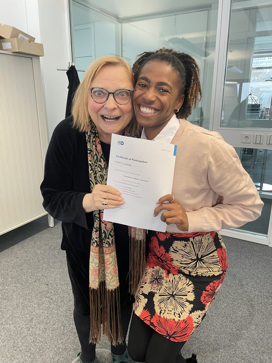 In my journey toward becoming a force to be reckoned with in the media world, I found solace and guidance in the arms of #DW's comprehensive journalism package.