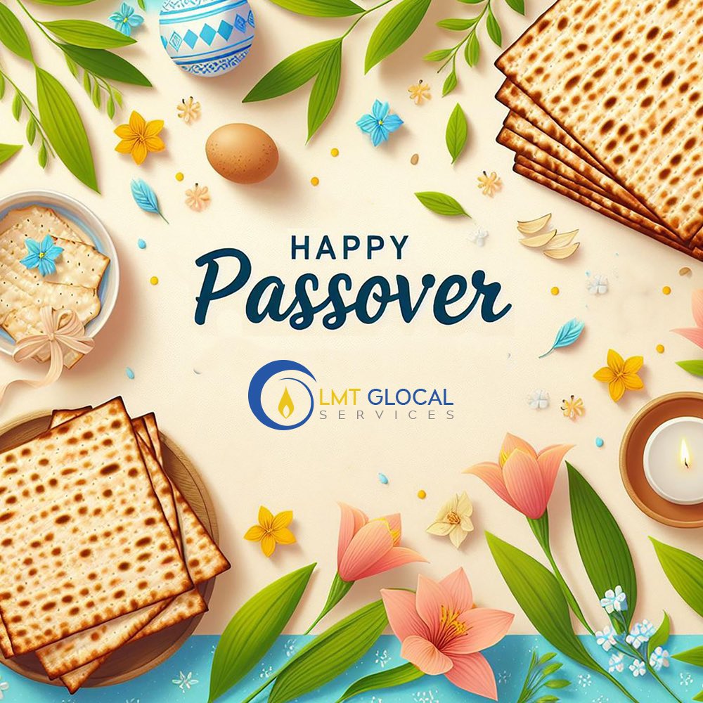 LMTGlocal's tweet image. To all those celebrating LMT Glocal Services wishes you a Happy #passover #sameach #peseach
