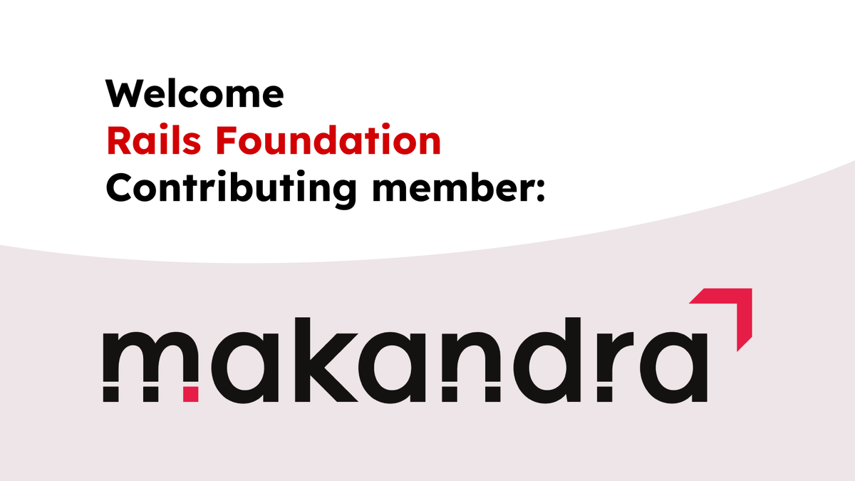 Today the Rails Foundation welcomes our first German member: <a href="/makandra_de/">makandra</a>. makandra has over 15 years experience building Rails applications for a range of companies from small one-man operations to corporations as large as Volkswagen and Audi. We're proud to have them as a