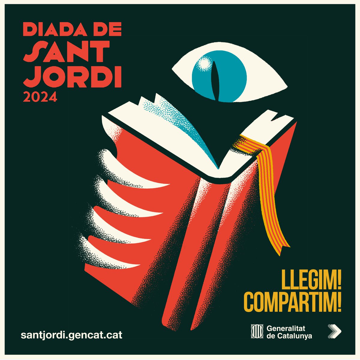 🌹📗 Bona diada de Sant Jordi! Volem recordar que la lectura: 🔸Redueix l'estrès 🔸Relaxa i ajuda a dormir 🔸 Ajuda a mantenir el cervell actiu 🔸 Et fa més creatiu Per Sant Jordi, llegim! Compartim!