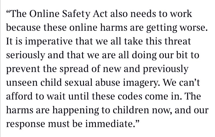 More reporting on today's @IWFhotline report from @markysellers in @thetimes 👇 #OnlineSafetyAct thetimes.co.uk/article/c64520…