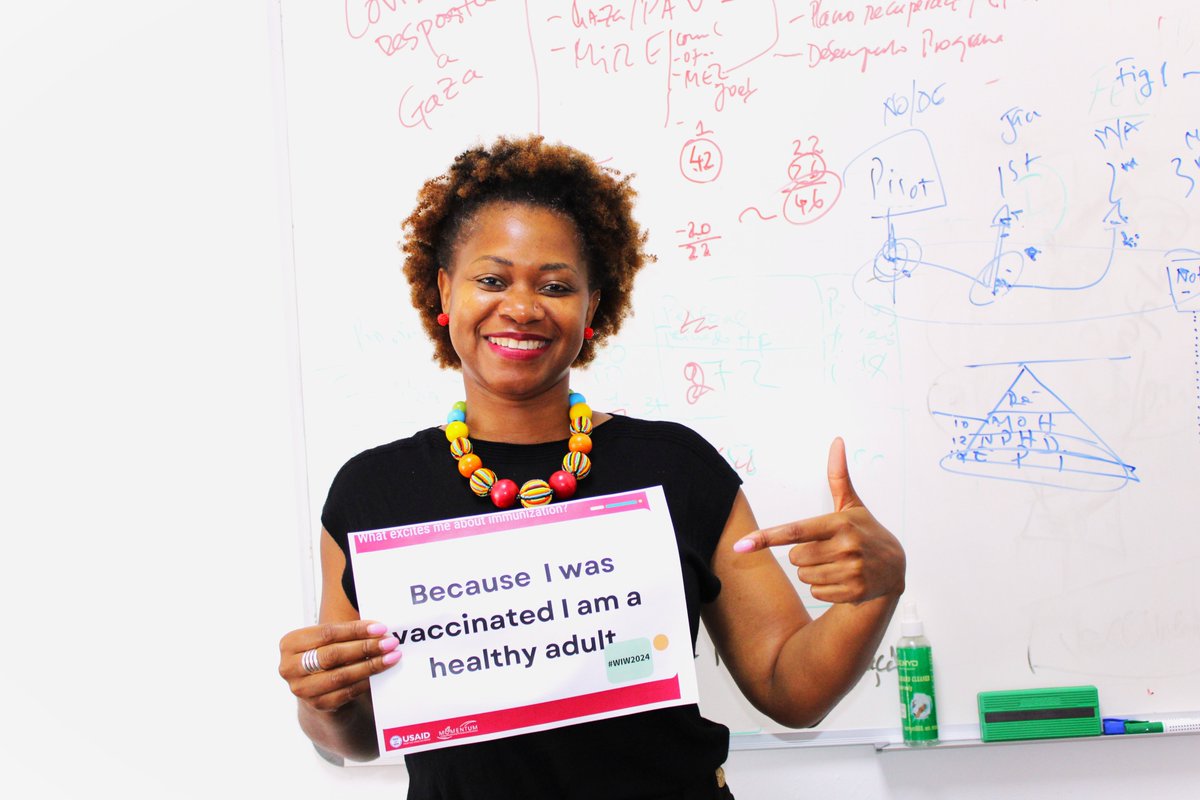 JSIMozambique's tweet photo. #WorldImmunizationWeek

✊🏾 Vaccines are a beacon of hope, promising to halt the devastating impact of infectious diseases like never before. #Vaccines have the potential to:
**❤️Save lives
***🚻Protect vulnerable populations
****✅ Reduce hospitalizations...
#VaccinesforAll https://t.co/XP2hLTzjti