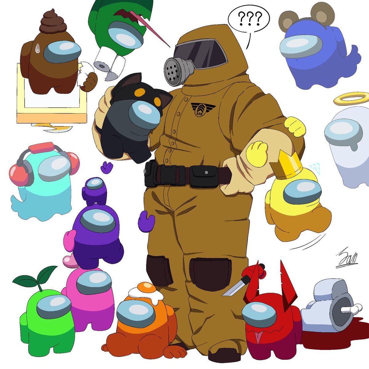 G_neko_747's tweet photo. Hmmm…that looking kinda sus .🤔😀
#ThatsNotMyNeighbor #AmongUs 
#milkmanfanart #PoppyPlaytime #SmillingCritters https://t.co/L2VSKKMdVQ