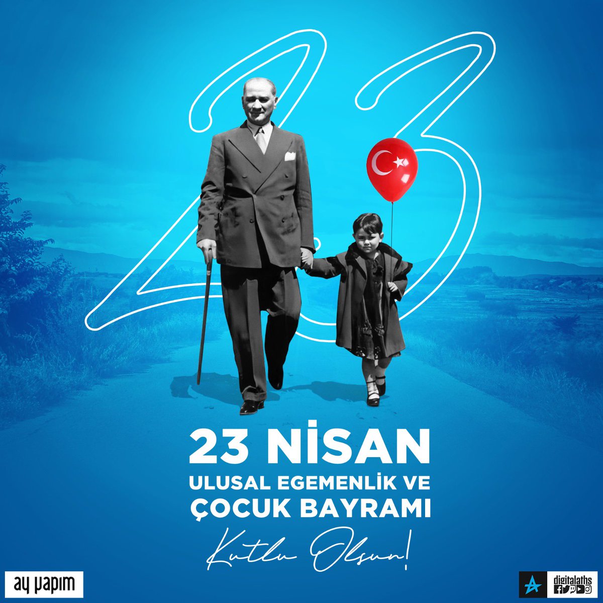 23 Nisan Ulusal Egemenlik ve Çocuk Bayramımız Kutlu Olsun! 🇹🇷 #23Nisan