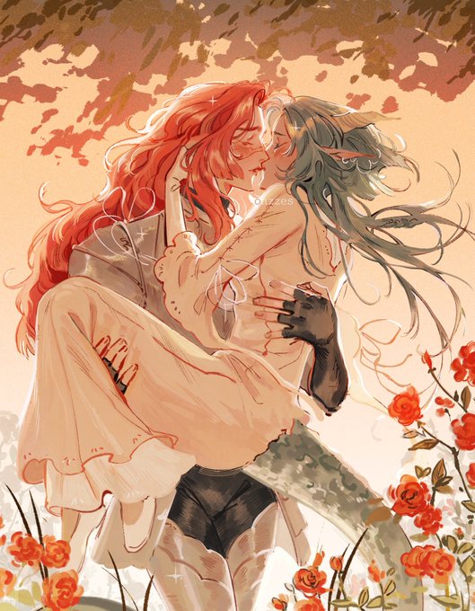 「花 キス」のTwitter画像/イラスト(新着)