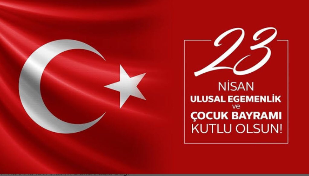 Ülkemizin bugünleri ve yarınları olan çocuklarımız için çalışmaya onların haklarını aramaya ve korumaya devam edeceğiz 🇹🇷 23 Nisan Ulusal Egemenlik ve Çocuk Bayramı Kutlu olsun . 🇹🇷