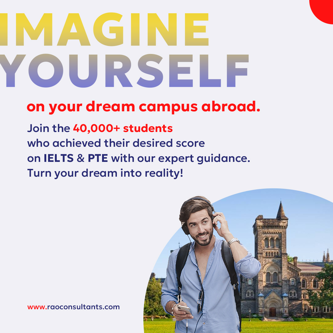 Need help with English?

Our language support services will boost your confidence for studying abroad! ✈📚🏫

#englishlanguage #studyabroad #ielts #pte #celpip #toefl #coaching #englishproficiencytest #ieltscoaching #ieltspreparation #learnenglish #ieltsspeaking #RaoConsultants