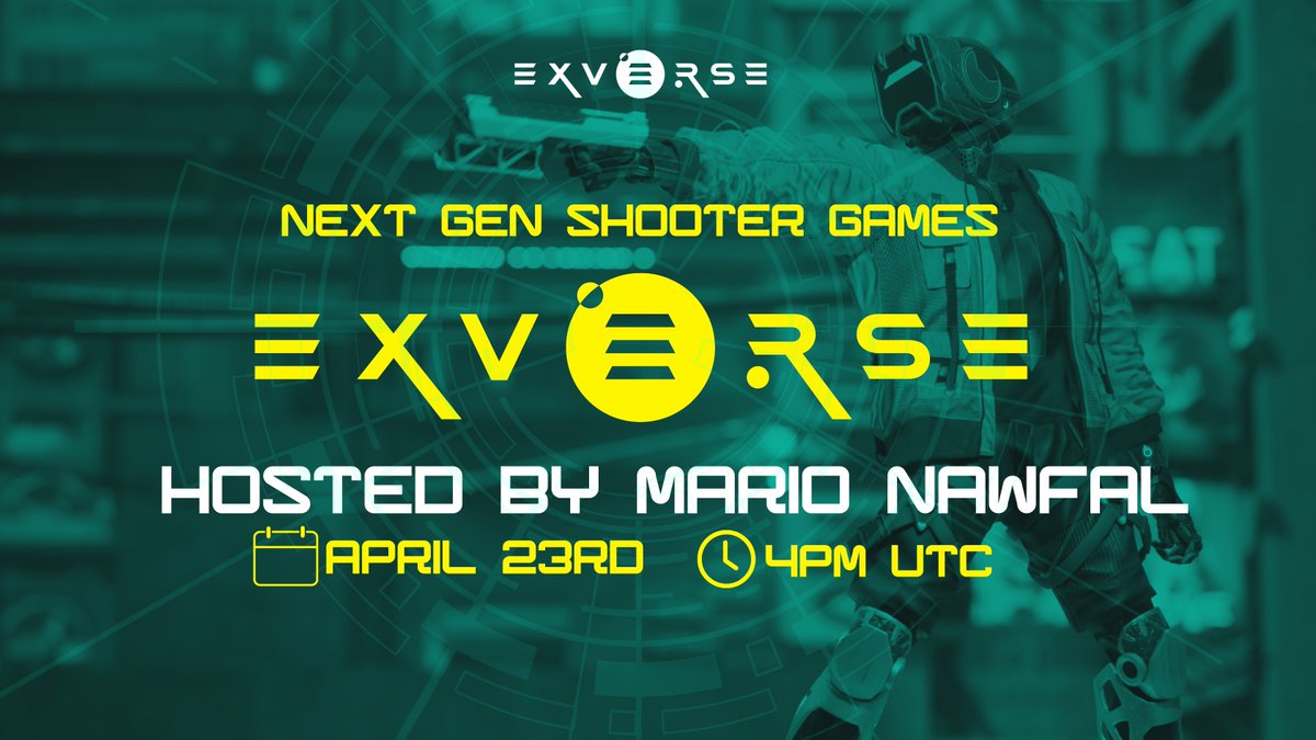 Spaces Announcment! 

Today 4pm UTC w/ <a href="/MarioNawfal/">Mario Nawfal</a>                                                                 

Next-Gen Shooter Games and Crypto Adoption 

#CryptoDaily                                                       

Set Reminder 👇👇x.com/i/spaces/1nAJE…