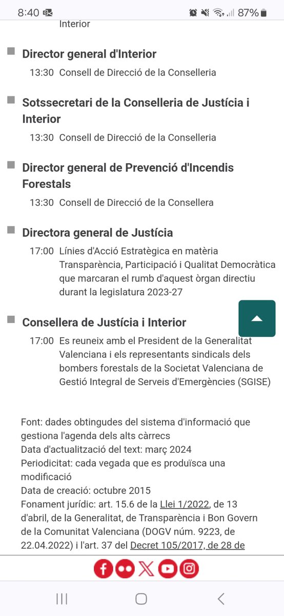 Crisis en el Consell de Mazón.
¿<a href="/ElisaNunez_S/">Elisa Núñez</a> se cae de la reunión con los bomberos forestales, como dice la prensa, o asistirá a la reunión, como dice su agenda?